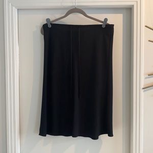 Black Knee Length Skirt